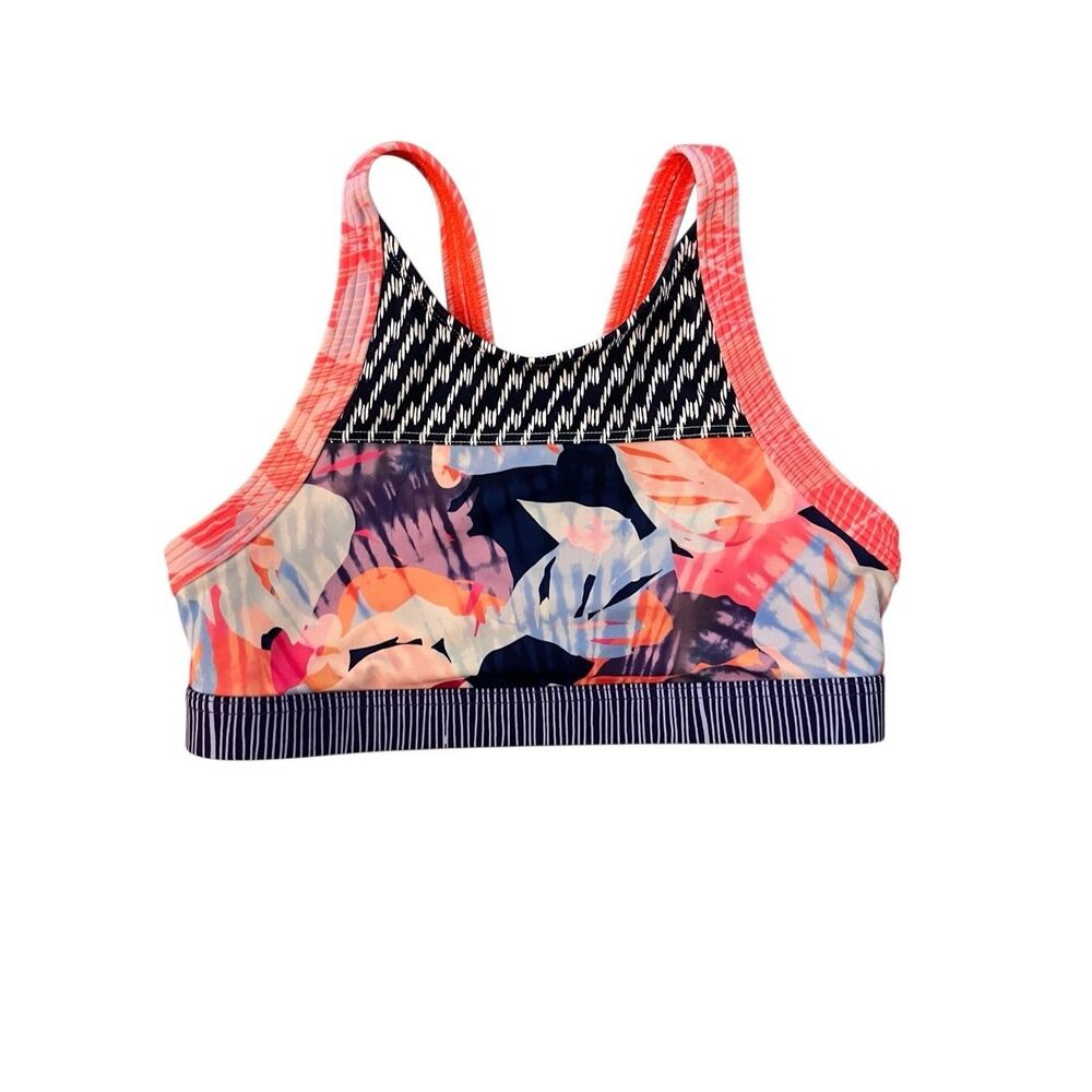 Athleta‎ Girl Sunny Flora Bikini Top Size Large 12